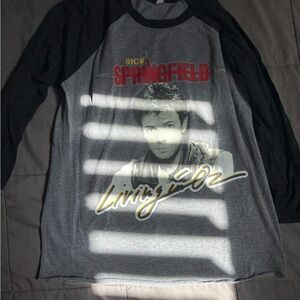 Rick Springfield Graphic Raglan Sleeve Shirt